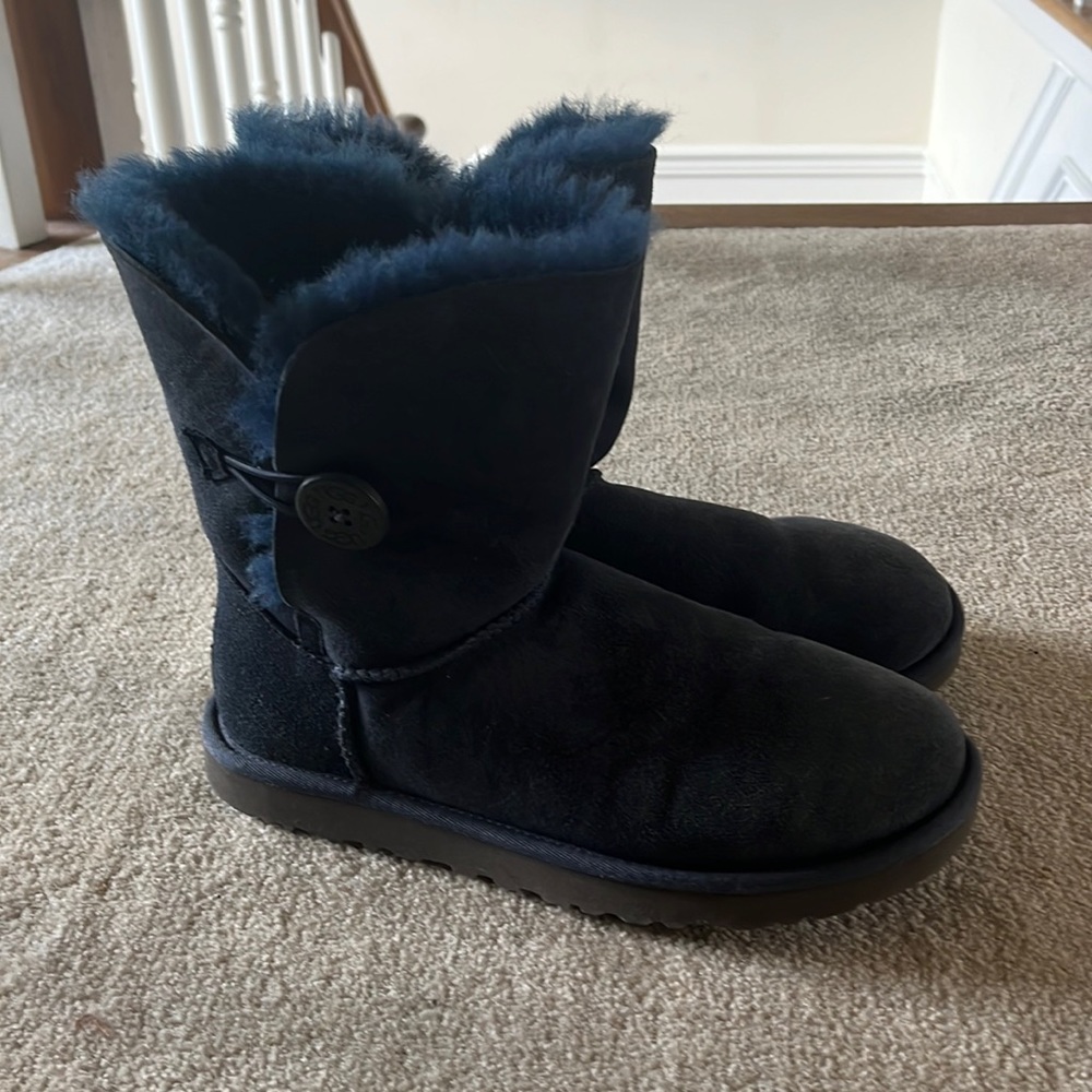 Bailey Button II Navy Blue UGG Boots